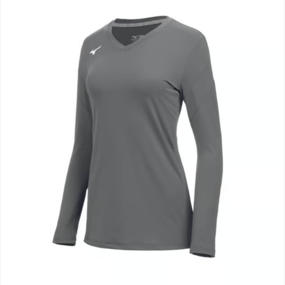 Size Women's US XS gray WOMEN’S BALBOA 6 LONG SLEEVE VOLLEYBALL JERSEY, sports - Picture 1 of 7